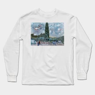 Fremantle Perth painting Long Sleeve T-Shirt